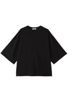 【エイトン/ATON】のSHRINK FRESCA ジャージー ワイド スリーブ Tシャツ ブラック|ID: prp329100004932000 ipo3291000000037017535