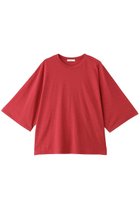 【エイトン/ATON】のSHRINK FRESCA ジャージー ワイド スリーブ Tシャツ レッド|ID: prp329100004932000 ipo3291000000037017536