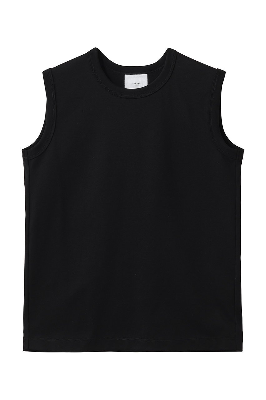 【チノ/CINOH】のREFINA ノースリーブ Tシャツ 人気、トレンドファッション・服の通販 founy(ファニー) 　ファッション　Fashion　レディースファッション　Fashion for Women　トップス・カットソー　Cut & Sew Tops　キャミソール&ノースリーブ　Camisoles & Sleeveless Tops　シャツ・ブラウス・オフィスカジュアル　Elegant Blouses & Button-Ups　ロングTシャツ・Tシャツ　Longline T-Shirts & Tees　カットソー・ベーシックTシャツ　Cut-and-Sewn Tops / Stretch Tees & Basics　キャミソール　Camisole, Spaghetti Strap Top　シンプル　Simple, Minimal　スリーブ　Sleeve, Long Sleeve / Short Sleeve　タンク　Tank Top, Sleeveless Top　ノースリーブ　Sleeveless, No-Sleeve　エレガント 上品　Elegant　定番　Standard, Basic Item　新作・新入荷　New Arrivals / New In　 other-1|ID: prp329100004932002 ipo3291000000037017549