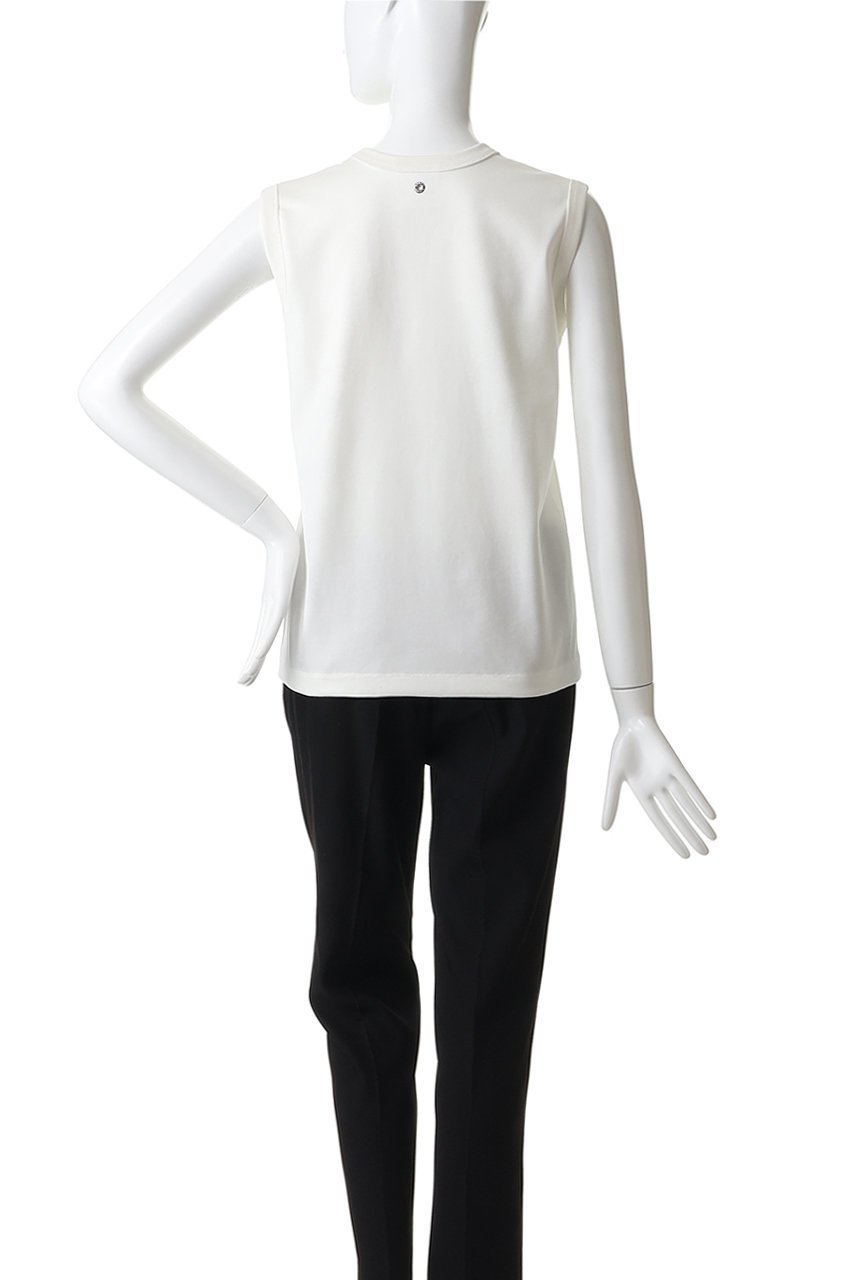 【チノ/CINOH】のREFINA ノースリーブ Tシャツ 人気、トレンドファッション・服の通販 founy(ファニー) 　ファッション　Fashion　レディースファッション　Fashion for Women　トップス・カットソー　Cut & Sew Tops　キャミソール&ノースリーブ　Camisoles & Sleeveless Tops　シャツ・ブラウス・オフィスカジュアル　Elegant Blouses & Button-Ups　ロングTシャツ・Tシャツ　Longline T-Shirts & Tees　カットソー・ベーシックTシャツ　Cut-and-Sewn Tops / Stretch Tees & Basics　キャミソール　Camisole, Spaghetti Strap Top　シンプル　Simple, Minimal　スリーブ　Sleeve, Long Sleeve / Short Sleeve　タンク　Tank Top, Sleeveless Top　ノースリーブ　Sleeveless, No-Sleeve　エレガント 上品　Elegant　定番　Standard, Basic Item　新作・新入荷　New Arrivals / New In　other-4|ID: prp329100004932002 ipo3291000000037017555