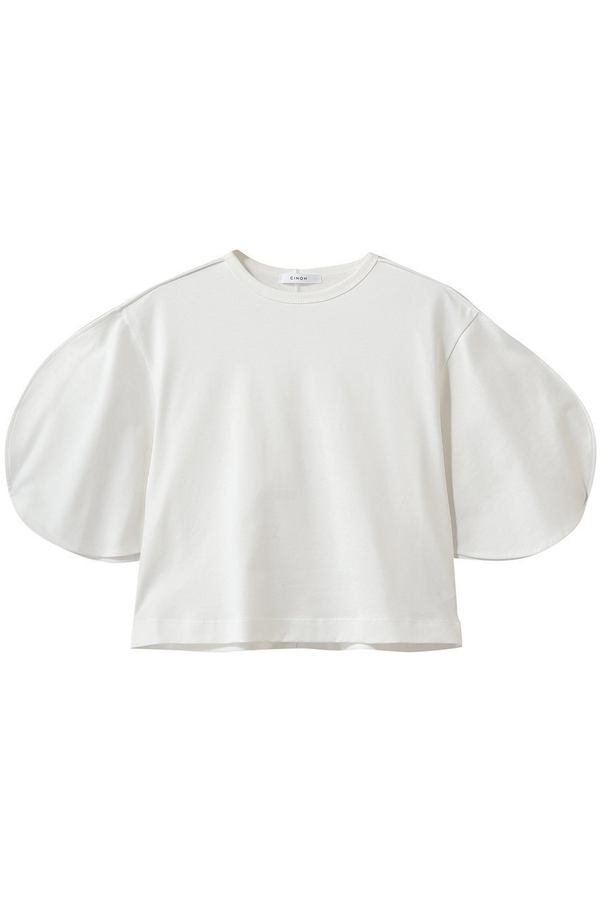 【チノ/CINOH】のREFINA enso 円相 クロップド プルオーバー インテリア・キッズ・メンズ・レディースファッション・服の通販 founy(ファニー) 　ファッション　Fashion　レディースファッション　Fashion for Women　トップス・カットソー　Cut & Sew Tops　シャツ・ブラウス・オフィスカジュアル　Elegant Blouses & Button-Ups　ロングTシャツ・Tシャツ　Longline T-Shirts & Tees　カジュアルプルオーバー・ニットトップス　Pullovers & Knit Tops / Casual Pullovers　カットソー・ベーシックTシャツ　Cut-and-Sewn Tops / Stretch Tees & Basics　カットソー　Cut and Sewn Top　クロップド　Cropped, Short Length　コンパクト　Compact, Small Size　ショート　Short, Short Length　スリーブ　Sleeve, Long Sleeve / Short Sleeve　バランス　Balance, Style Balance　パターン　Pattern, Design Print　モチーフ　Motif, Design Theme　定番　Standard, Basic Item　新作・新入荷　New Arrivals / New In　オフホワイト|ID: prp329100004932003 ipo3291000000037017560