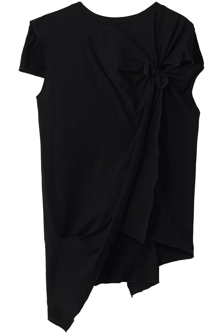 【プランク プロジェクト/PRANK PROJECT】のアシンメトリーノットトップ インテリア・キッズ・メンズ・レディースファッション・服の通販 founy(ファニー) 　ファッション　Fashion　レディースファッション　Fashion for Women　トップス・カットソー　Cut & Sew Tops　キャミソール&ノースリーブ　Camisoles & Sleeveless Tops　シャツ・ブラウス・オフィスカジュアル　Elegant Blouses & Button-Ups　ロングTシャツ・Tシャツ　Longline T-Shirts & Tees　カットソー・ベーシックTシャツ　Cut-and-Sewn Tops / Stretch Tees & Basics　イレギュラー　Irregular Design　キャミソール　Camisole, Spaghetti Strap Top　タンク　Tank Top, Sleeveless Top　新作・新入荷　New Arrivals / New In　BLK(ブラック)|ID: prp329100004932009 ipo3291000000037017600