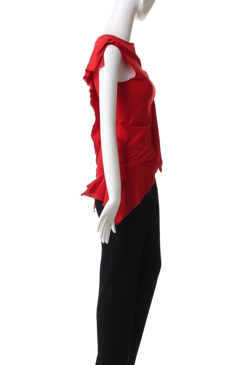 【プランク プロジェクト/PRANK PROJECT】のアシンメトリーノットトップ 人気、トレンドファッション・服の通販 founy(ファニー) 　ファッション　Fashion　レディースファッション　Fashion for Women　トップス・カットソー　Cut & Sew Tops　キャミソール&ノースリーブ　Camisoles & Sleeveless Tops　シャツ・ブラウス・オフィスカジュアル　Elegant Blouses & Button-Ups　ロングTシャツ・Tシャツ　Longline T-Shirts & Tees　カットソー・ベーシックTシャツ　Cut-and-Sewn Tops / Stretch Tees & Basics　イレギュラー　Irregular Design　キャミソール　Camisole, Spaghetti Strap Top　タンク　Tank Top, Sleeveless Top　新作・新入荷　New Arrivals / New In　other-3|ID: prp329100004932009 ipo3291000000037017604