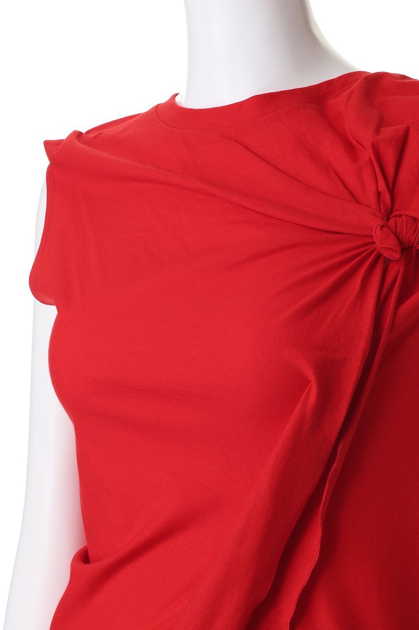 【プランク プロジェクト/PRANK PROJECT】のアシンメトリーノットトップ 人気、トレンドファッション・服の通販 founy(ファニー) 　ファッション　Fashion　レディースファッション　Fashion for Women　トップス・カットソー　Cut & Sew Tops　キャミソール&ノースリーブ　Camisoles & Sleeveless Tops　シャツ・ブラウス・オフィスカジュアル　Elegant Blouses & Button-Ups　ロングTシャツ・Tシャツ　Longline T-Shirts & Tees　カットソー・ベーシックTシャツ　Cut-and-Sewn Tops / Stretch Tees & Basics　イレギュラー　Irregular Design　キャミソール　Camisole, Spaghetti Strap Top　タンク　Tank Top, Sleeveless Top　新作・新入荷　New Arrivals / New In　other-5|ID: prp329100004932009 ipo3291000000037017606