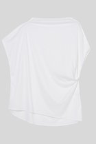 【イロット/IIROT】のサイドタック コットン トップス 人気、トレンドファッション・服の通販 founy(ファニー) ファッション Fashion レディースファッション Fashion for Women トップス・カットソー Cut & Sew Tops シャツ・ブラウス・オフィスカジュアル Elegant Blouses & Button-Ups ロングTシャツ・Tシャツ Longline T-Shirts & Tees カットソー・ベーシックTシャツ Cut-and-Sewn Tops / Stretch Tees & Basics なめらか Smooth, Silky Texture アシンメトリー Asymmetrical Style コンパクト Compact, Small Size ショート Short, Short Length シンプル Simple, Minimal スリーブ Sleeve, Long Sleeve / Short Sleeve ドレープ Drape, Draping Fabric パターン Pattern, Design Print ボトム Bottoms, Lower Wear 新作・新入荷 New Arrivals / New In thumbnail ホワイト|ID: prp329100004932010 ipo3291000000037017608