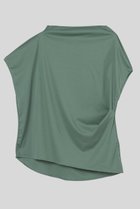 【イロット/IIROT】のサイドタック コットン トップス 人気、トレンドファッション・服の通販 founy(ファニー) ファッション Fashion レディースファッション Fashion for Women トップス・カットソー Cut & Sew Tops シャツ・ブラウス・オフィスカジュアル Elegant Blouses & Button-Ups ロングTシャツ・Tシャツ Longline T-Shirts & Tees カットソー・ベーシックTシャツ Cut-and-Sewn Tops / Stretch Tees & Basics なめらか Smooth, Silky Texture アシンメトリー Asymmetrical Style コンパクト Compact, Small Size ショート Short, Short Length シンプル Simple, Minimal スリーブ Sleeve, Long Sleeve / Short Sleeve ドレープ Drape, Draping Fabric パターン Pattern, Design Print ボトム Bottoms, Lower Wear 新作・新入荷 New Arrivals / New In thumbnail フレンチグリーン|ID: prp329100004932010 ipo3291000000037017609