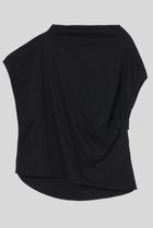 【イロット/IIROT】のサイドタック コットン トップス 人気、トレンドファッション・服の通販 founy(ファニー) ファッション Fashion レディースファッション Fashion for Women トップス・カットソー Cut & Sew Tops シャツ・ブラウス・オフィスカジュアル Elegant Blouses & Button-Ups ロングTシャツ・Tシャツ Longline T-Shirts & Tees カットソー・ベーシックTシャツ Cut-and-Sewn Tops / Stretch Tees & Basics なめらか Smooth, Silky Texture アシンメトリー Asymmetrical Style コンパクト Compact, Small Size ショート Short, Short Length シンプル Simple, Minimal スリーブ Sleeve, Long Sleeve / Short Sleeve ドレープ Drape, Draping Fabric パターン Pattern, Design Print ボトム Bottoms, Lower Wear 新作・新入荷 New Arrivals / New In thumbnail ブラック|ID: prp329100004932010 ipo3291000000037017610