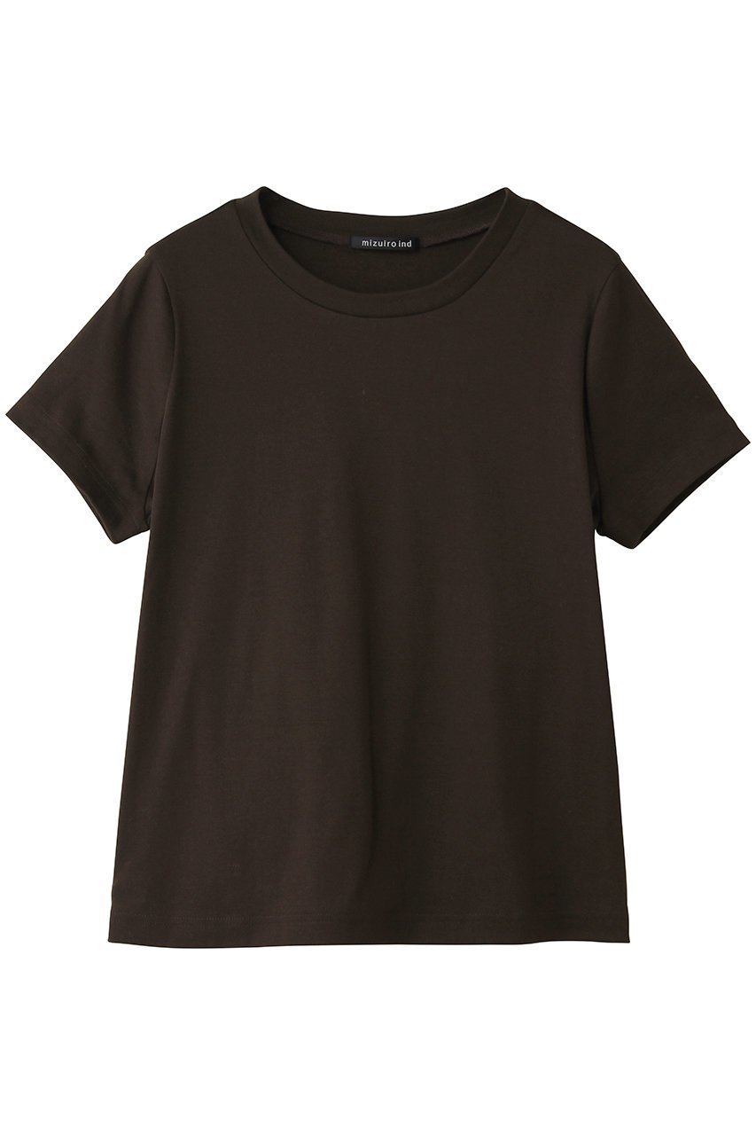 【ミズイロ インド/mizuiro ind】のcompact basic T Tシャツ インテリア・キッズ・メンズ・レディースファッション・服の通販 founy(ファニー) 　ファッション　Fashion　レディースファッション　Fashion for Women　トップス・カットソー　Cut & Sew Tops　シャツ・ブラウス・オフィスカジュアル　Elegant Blouses & Button-Ups　ロングTシャツ・Tシャツ　Longline T-Shirts & Tees　カットソー・ベーシックTシャツ　Cut-and-Sewn Tops / Stretch Tees & Basics　インナー　Innerwear　コンパクト　Compact, Small Size　ショート　Short, Short Length　シンプル　Simple, Minimal　スリーブ　Sleeve, Long Sleeve / Short Sleeve　ベーシック　Basic, Essential　半袖　Short Sleeve, Half Sleeve　新作・新入荷　New Arrivals / New In　d.brown|ID: prp329100004932011 ipo3291000000037017616