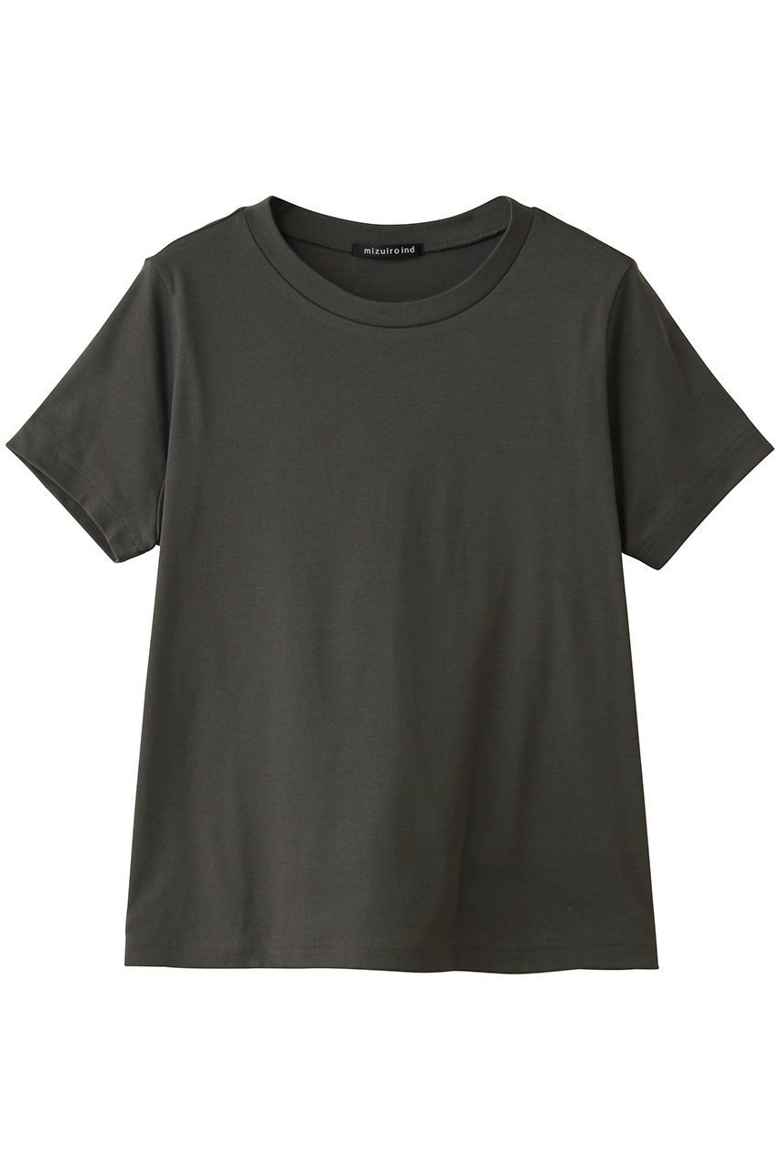 【ミズイロ インド/mizuiro ind】のcompact basic T Tシャツ インテリア・キッズ・メンズ・レディースファッション・服の通販 founy(ファニー) 　ファッション　Fashion　レディースファッション　Fashion for Women　トップス・カットソー　Cut & Sew Tops　シャツ・ブラウス・オフィスカジュアル　Elegant Blouses & Button-Ups　ロングTシャツ・Tシャツ　Longline T-Shirts & Tees　カットソー・ベーシックTシャツ　Cut-and-Sewn Tops / Stretch Tees & Basics　インナー　Innerwear　コンパクト　Compact, Small Size　ショート　Short, Short Length　シンプル　Simple, Minimal　スリーブ　Sleeve, Long Sleeve / Short Sleeve　ベーシック　Basic, Essential　半袖　Short Sleeve, Half Sleeve　新作・新入荷　New Arrivals / New In　c.gray|ID: prp329100004932011 ipo3291000000037017617