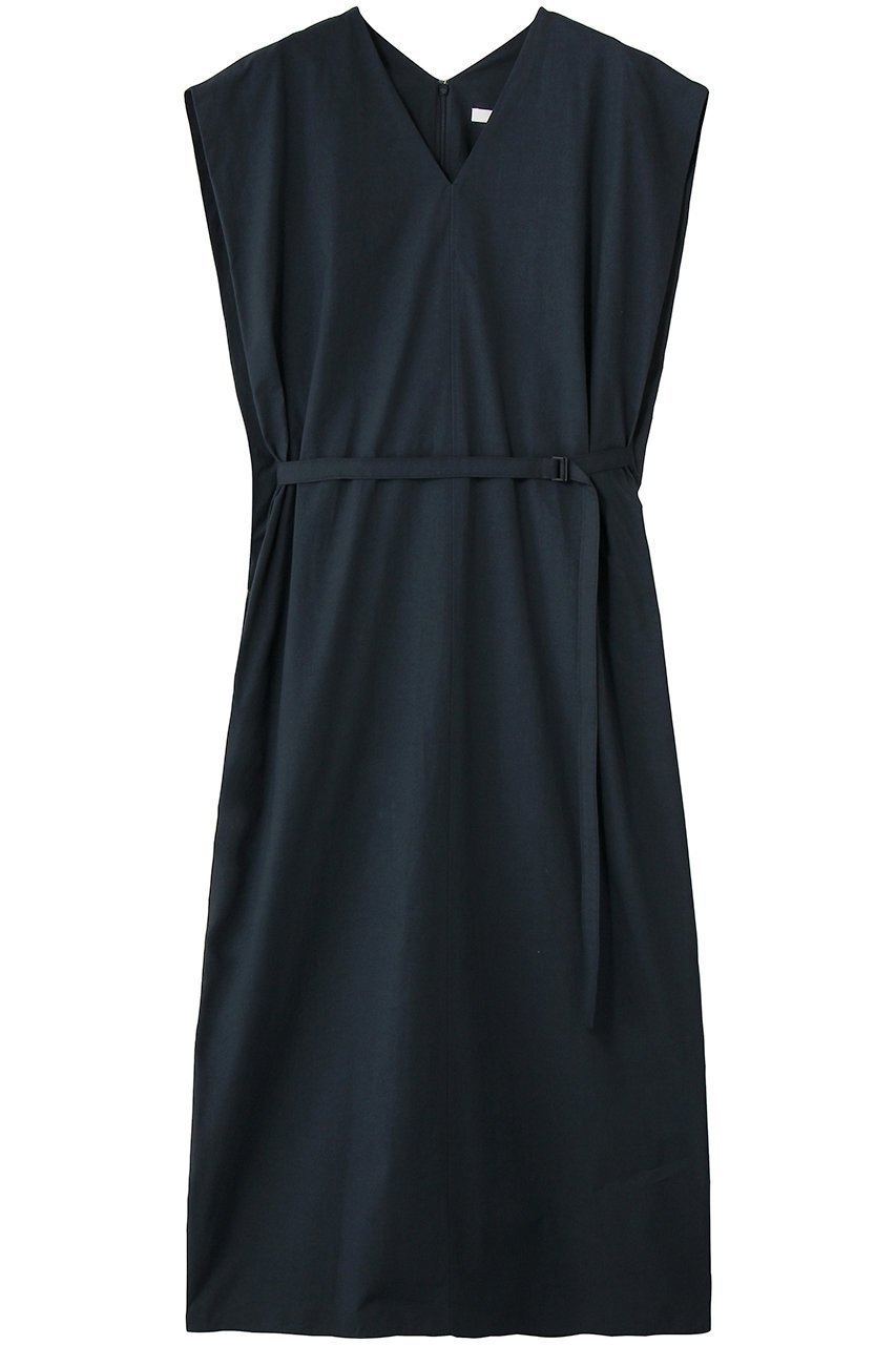 【エイトン/ATON】のコットン ブロード フレンチ スリーブ ドレス インテリア・キッズ・メンズ・レディースファッション・服の通販 founy(ファニー) 　ファッション　Fashion　レディースファッション　Fashion for Women　ワンピース　Dresses　フォーマル・パーティードレス・結婚式用ドレス　Elegant & Casual Dresses　チュニック　Tunic Tops & Dresses　スリーブ　Sleeve, Long Sleeve / Short Sleeve　チュニック　Tunic, Long Top　ドレス　Dress, One-Piece　バランス　Balance, Style Balance　フレンチ　French, French Style　ブロード　Broadcloth, Fine Cotton　ロング　Long, Long-Length　夏　Summer　新作・新入荷　New Arrivals / New In　ネイビー|ID: prp329100004932017 ipo3291000000037017658