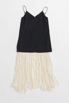 【プランク プロジェクト/PRANK PROJECT】のコントラストファブリックキャミドレス / Contrast Fabric Cami Dress BLK(ブラック)|ID: prp329100004932019 ipo3291000000037017674