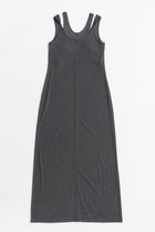【プランク プロジェクト/PRANK PROJECT】のダブルネックカップインキャミワンピース / Double Neck Cup-In Cami Dress C.GRY(チャコールグレー)|ID: prp329100004932021 ipo3291000000037017693