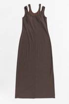 【プランク プロジェクト/PRANK PROJECT】のダブルネックカップインキャミワンピース / Double Neck Cup-In Cami Dress BRN(ブラウン)|ID: prp329100004932021 ipo3291000000037017694