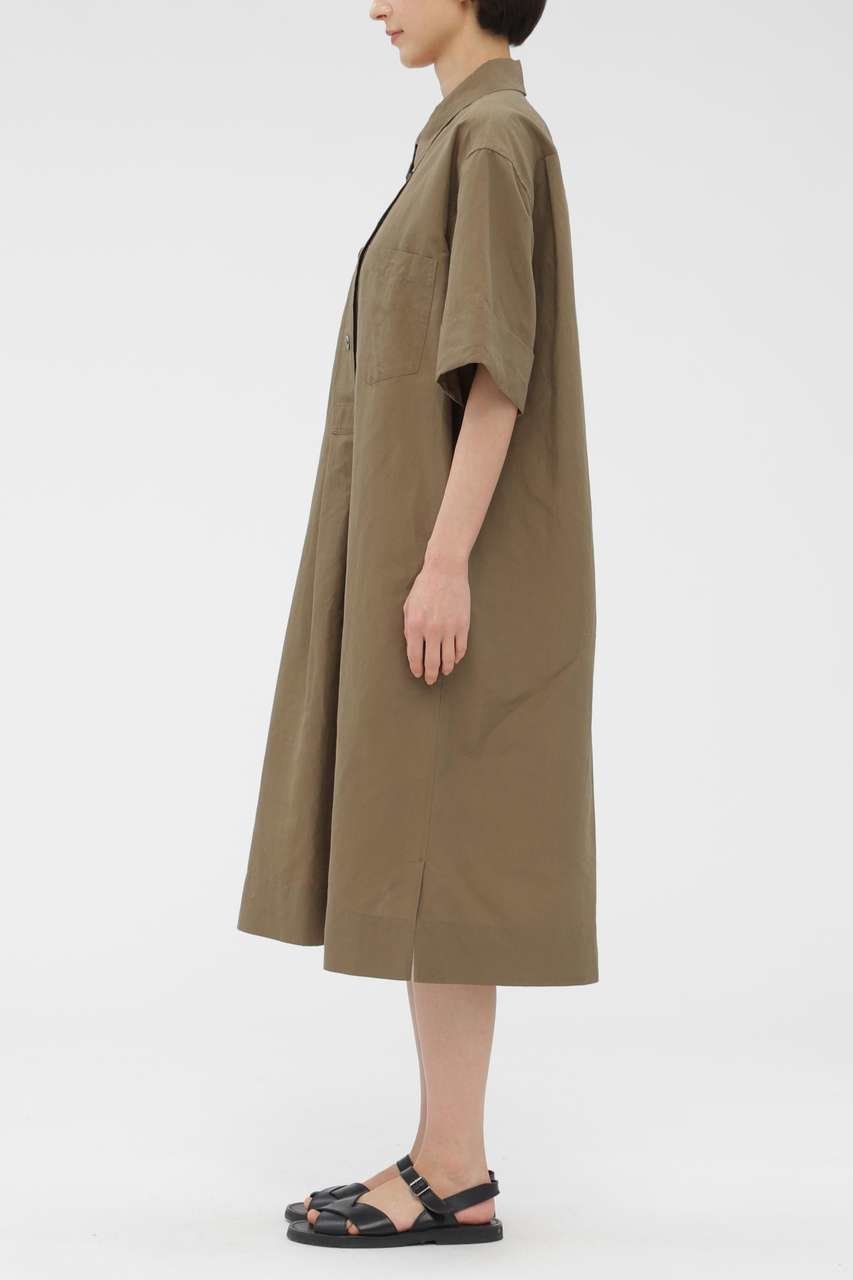 【マーガレットハウエル/MARGARET HOWELL】のCOTTON LINEN PLAIN WEAVE DRESS 人気、トレンドファッション・服の通販 founy(ファニー) 　ファッション　Fashion　レディースファッション　Fashion for Women　ワンピース　Dresses　フォーマル・パーティードレス・結婚式用ドレス　Elegant & Casual Dresses　チュニック　Tunic Tops & Dresses　チュニック　Tunic, Long Top　ドレス　Dress, One-Piece　バランス　Balance, Style Balance　フィット　Fit, Slim Fit　フレア　Flare, Flared　リネン　Linen, Linen Fabric　エレガント 上品　Elegant　夏　Summer　新作・新入荷　New Arrivals / New In　other-2|ID: prp329100004932023 ipo3291000000037017715