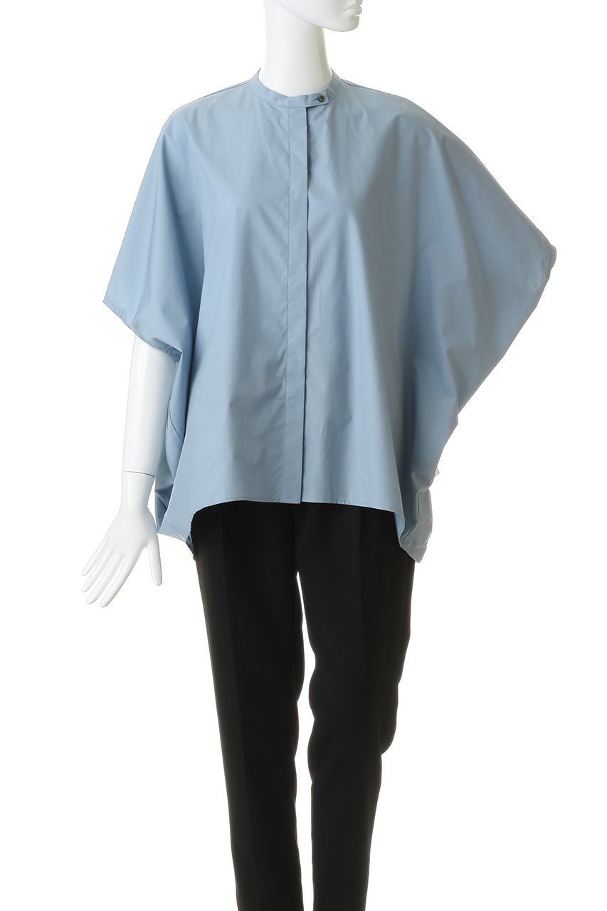 【ミズイロ インド/mizuiro ind】のstand collar cocoon shirt シャツ 人気、トレンドファッション・服の通販 founy(ファニー) 　ファッション　Fashion　レディースファッション　Fashion for Women　トップス・カットソー　Cut & Sew Tops　シャツ・ブラウス・オフィスカジュアル　Elegant Blouses & Button-Ups　ショート　Short, Short Length　スリーブ　Sleeve, Long Sleeve / Short Sleeve　ポンチョ　Poncho, Cape Style　ロング　Long, Long-Length　エレガント 上品　Elegant　新作・新入荷　New Arrivals / New In　other-2|ID: prp329100004932027 ipo3291000000037017742