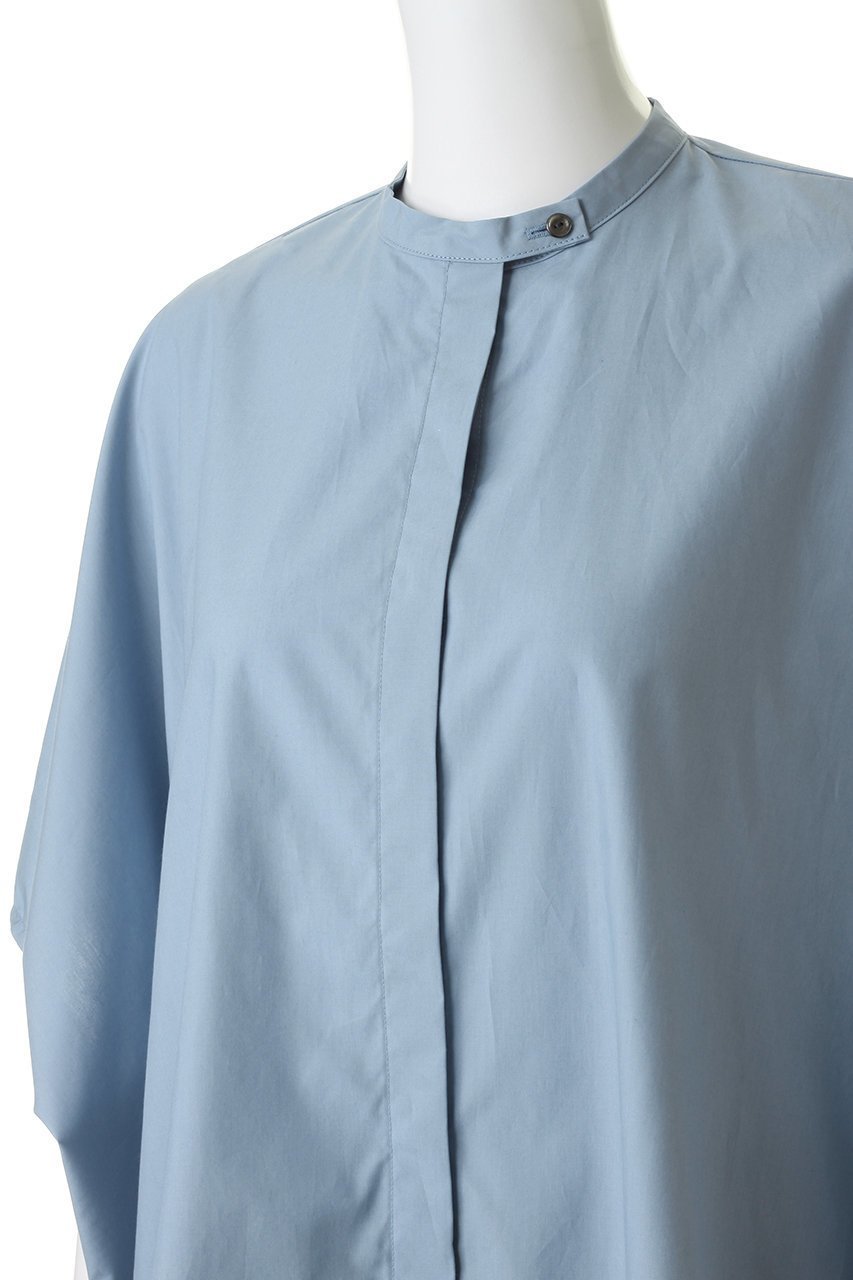 【ミズイロ インド/mizuiro ind】のstand collar cocoon shirt シャツ 人気、トレンドファッション・服の通販 founy(ファニー) 　ファッション　Fashion　レディースファッション　Fashion for Women　トップス・カットソー　Cut & Sew Tops　シャツ・ブラウス・オフィスカジュアル　Elegant Blouses & Button-Ups　ショート　Short, Short Length　スリーブ　Sleeve, Long Sleeve / Short Sleeve　ポンチョ　Poncho, Cape Style　ロング　Long, Long-Length　エレガント 上品　Elegant　新作・新入荷　New Arrivals / New In　other-5|ID: prp329100004932027 ipo3291000000037017745