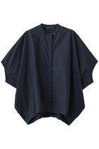 【ミズイロ インド/mizuiro ind】のstand collar cocoon shirt シャツ navy|ID: prp329100004932027 ipo3291000000037284650