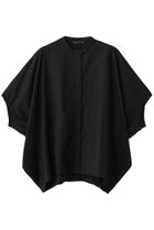 【ミズイロ インド/mizuiro ind】のstand collar cocoon shirt シャツ black|ID: prp329100004932027 ipo3291000000037284652