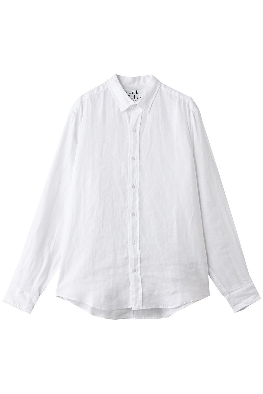 【フランク&アイリーン/Frank&Eileen / MEN】の【MEN】 FINBAR イタリアンリネン ホワイト シャツ インテリア・キッズ・メンズ・レディースファッション・服の通販 founy(ファニー) 　ファッション　Fashion　メンズファッション　Fashion for Men　スリーブ　Sleeve, Long Sleeve / Short Sleeve　ビジネス 仕事 通勤　Business / Work / Commuting　リネン　Linen, Linen Fabric　ロング　Long, Long-Length　新作・新入荷　New Arrivals / New In　ホワイト|ID: prp329100004932029 ipo3291000000037017754