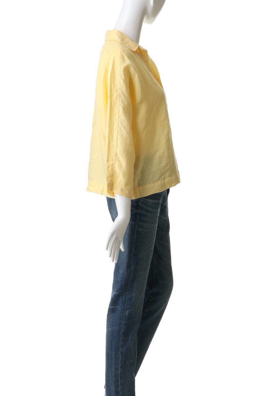 【フランク&アイリーン/Frank&Eileen】のGABI ウォッシュドリネン スキッパーシャツ 人気、トレンドファッション・服の通販 founy(ファニー) 　ファッション　Fashion　レディースファッション　Fashion for Women　トップス・カットソー　Cut & Sew Tops　シャツ・ブラウス・オフィスカジュアル　Elegant Blouses & Button-Ups　スキッパー　Skipper, Open Collar　スリーブ　Sleeve, Long Sleeve / Short Sleeve　センター　Center, Center Line　デコルテ　Décolleté, Neckline　デニム　Denim, Jeans Material　ボトム　Bottoms, Lower Wear　リネン　Linen, Linen Fabric　ロング　Long, Long-Length　エレガント 上品　Elegant　定番　Standard, Basic Item　新作・新入荷　New Arrivals / New In　other-3|ID: prp329100004932030 ipo3291000000037017763