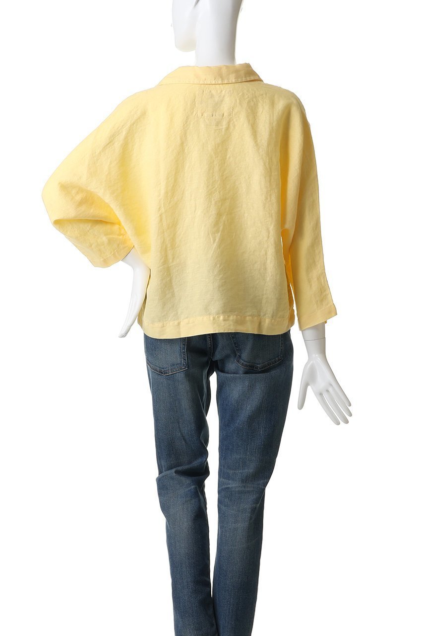 【フランク&アイリーン/Frank&Eileen】のGABI ウォッシュドリネン スキッパーシャツ 人気、トレンドファッション・服の通販 founy(ファニー) 　ファッション　Fashion　レディースファッション　Fashion for Women　トップス・カットソー　Cut & Sew Tops　シャツ・ブラウス・オフィスカジュアル　Elegant Blouses & Button-Ups　スキッパー　Skipper, Open Collar　スリーブ　Sleeve, Long Sleeve / Short Sleeve　センター　Center, Center Line　デコルテ　Décolleté, Neckline　デニム　Denim, Jeans Material　ボトム　Bottoms, Lower Wear　リネン　Linen, Linen Fabric　ロング　Long, Long-Length　エレガント 上品　Elegant　定番　Standard, Basic Item　新作・新入荷　New Arrivals / New In　other-4|ID: prp329100004932030 ipo3291000000037017764