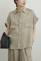 【ガリャルダガランテ/GALLARDAGALANTE】のミリタリーハーフスリーブシャツ グレージュ|ID: prp329100004932031 ipo3291000000037017768