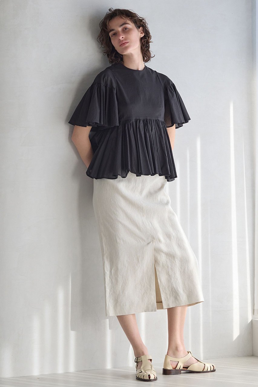 【マルティニーク/martinique】の【MARIHA】フリージアのブラウス 人気、トレンドファッション・服の通販 founy(ファニー) 　ファッション　Fashion　レディースファッション　Fashion for Women　トップス・カットソー　Cut & Sew Tops　シャツ・ブラウス・オフィスカジュアル　Elegant Blouses & Button-Ups　インド　Indian Textile　ギャザー　Gathered, Ruffled　ショート　Short, Short Length　スリーブ　Sleeve, Long Sleeve / Short Sleeve　ドロップ　Drop Shoulder, Dropped Style　フォルム　Silhouette, Form　フレア　Flare, Flared　ペプラム　Peplum, Flared Hem　ラウンド　Round, Round Neck　新作・新入荷　New Arrivals / New In　other-4|ID: prp329100004932032 ipo3291000000037017776