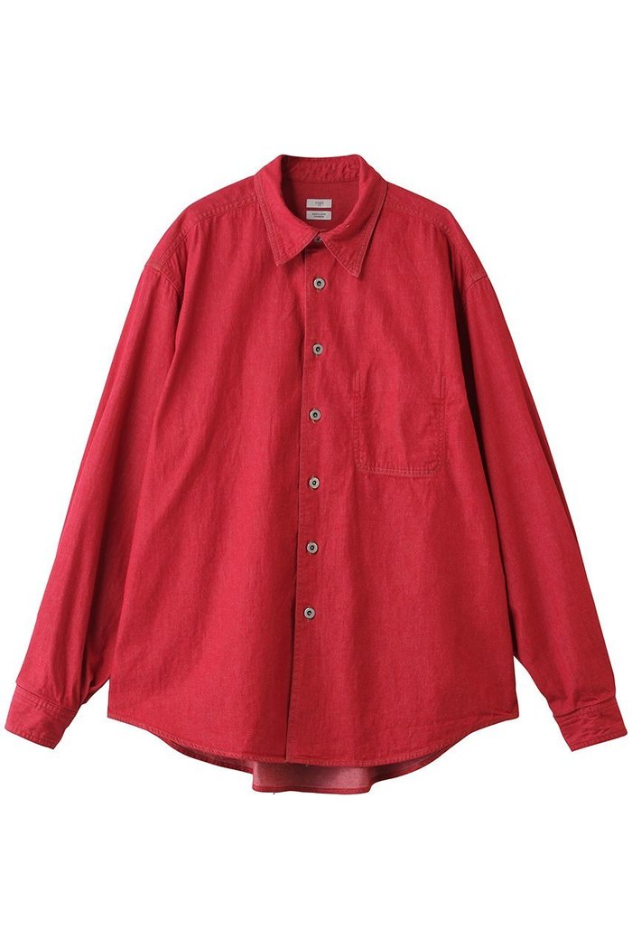 【ヨーク/YOKE】の【UNISEX】ヴィンテージ ウォッシュド デニム シャツ インテリア・キッズ・メンズ・レディースファッション・服の通販 founy(ファニー) https://founy.com/ ファッション Fashion レディースファッション Fashion for Women トップス・カットソー Cut & Sew Tops シャツ・ブラウス・オフィスカジュアル Elegant Blouses & Button-Ups ユニセックス Unisex, Genderless スリーブ Sleeve, Long Sleeve / Short Sleeve デニム Denim, Jeans Material ポケット Pocket, Pocket Detail リラックス Relax, Relaxed Fit ロング Long, Long-Length ヴィンテージ Vintage Style 夏 Summer 新作・新入荷 New Arrivals / New In 春 Spring S/S・春夏 SS, Spring/Summer, Warm Season |ID: prp329100004932033 ipo3291000000037017777