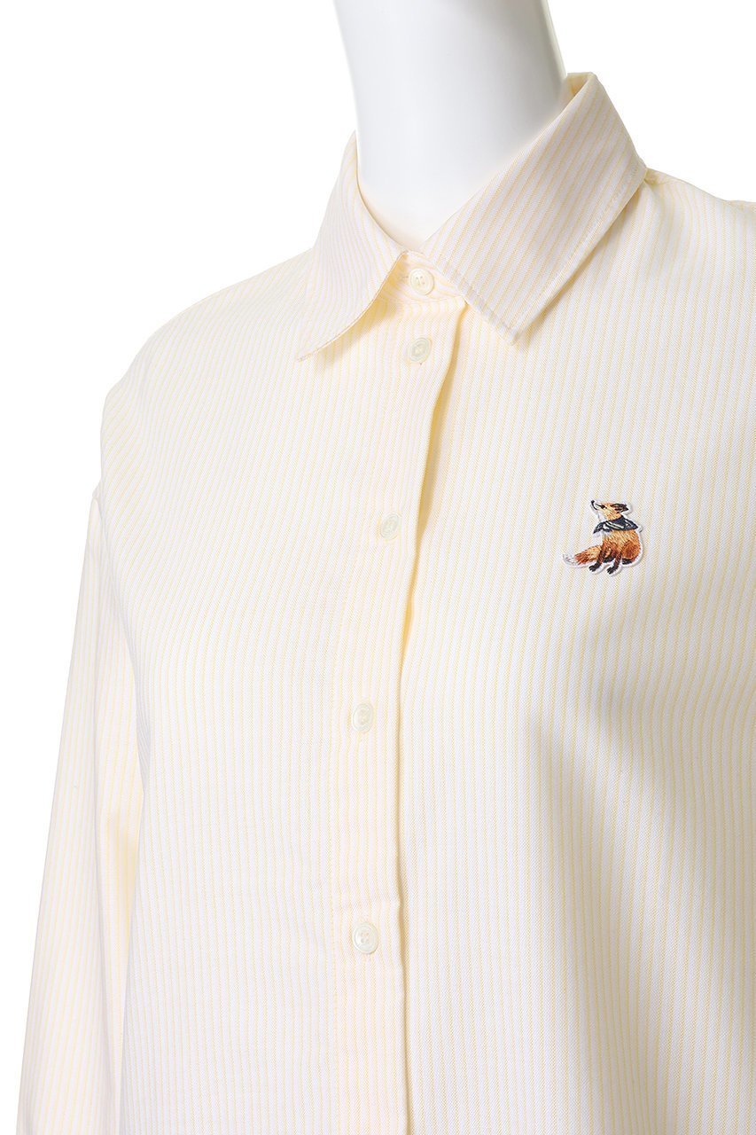 【メゾン キツネ/MAISON KITSUNE】のDREAMING FOX CASUAL シャツ 人気、トレンドファッション・服の通販 founy(ファニー) 　ファッション　Fashion　レディースファッション　Fashion for Women　トップス・カットソー　Cut & Sew Tops　シャツ・ブラウス・オフィスカジュアル　Elegant Blouses & Button-Ups　ストライプ　Stripe, Striped Pattern　スリーブ　Sleeve, Long Sleeve / Short Sleeve　デニム　Denim, Jeans Material　バランス　Balance, Style Balance　ボトム　Bottoms, Lower Wear　マニッシュ　Mannish, Boyish　ロング　Long, Long-Length　夏　Summer　新作・新入荷　New Arrivals / New In　other-5|ID: prp329100004932035 ipo3291000000037017798