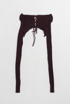 【プランク プロジェクト/PRANK PROJECT】の2WAYシアーリブボレロ / 2WAY Sheer Rib Bolero BRD(ボルドー)|ID: prp329100004932037 ipo3291000000037017811