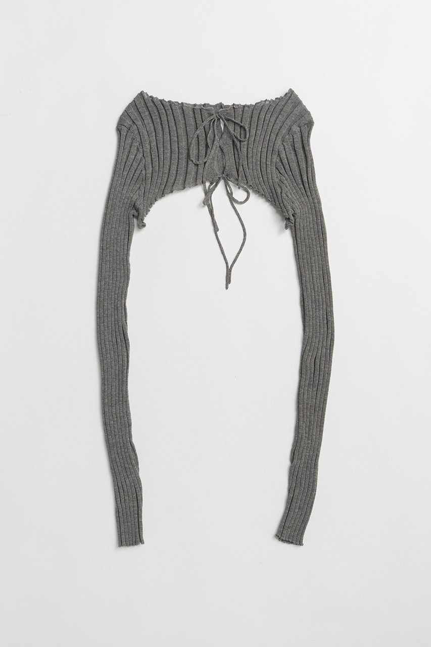 【プランク プロジェクト/PRANK PROJECT】の2WAYシアーリブボレロ / 2WAY Sheer Rib Bolero インテリア・キッズ・メンズ・レディースファッション・服の通販 founy(ファニー) 　ファッション　Fashion　レディースファッション　Fashion for Women　アウター　Coat / Outerwear Collection　ボレロ・ショート丈ジャケット / ドレス羽織りに　Boleros & Short Jackets　トップス・カットソー　Cut & Sew Tops　シャツ・ブラウス・オフィスカジュアル　Elegant Blouses & Button-Ups　おすすめ　Recommended / Our Picks　ショート　Short, Short Length　スリーブ　Sleeve, Long Sleeve / Short Sleeve　ノースリーブ　Sleeveless, No-Sleeve　リブニット　Rib Knit, Ribbed Knit　夏　Summer　新作・新入荷　New Arrivals / New In　羽織　Haori, Light Jacket　GRY(グレー)|ID: prp329100004932037 ipo3291000000037017812