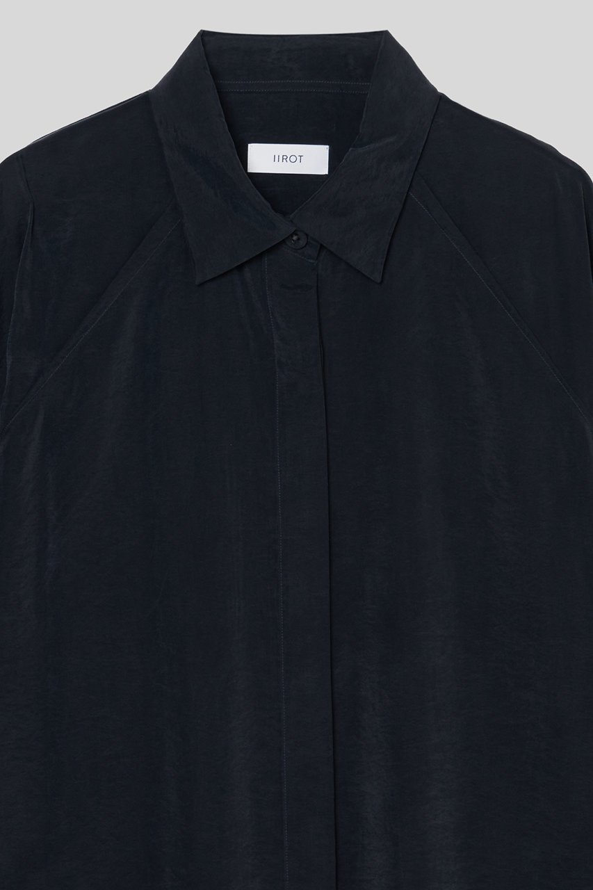 【イロット/IIROT】のライトシアー シャツ 人気、トレンドファッション・服の通販 founy(ファニー) 　ファッション　Fashion　レディースファッション　Fashion for Women　トップス・カットソー　Cut & Sew Tops　シャツ・ブラウス・オフィスカジュアル　Elegant Blouses & Button-Ups　キュプラ　Cupro, Eco Fabric　シアー　Sheer, See-Through　スリーブ　Sleeve, Long Sleeve / Short Sleeve　ドレープ　Drape, Draping Fabric　ピーチ　Peach, Soft Touch　フォルム　Silhouette, Form　ロング　Long, Long-Length　新作・新入荷　New Arrivals / New In　other-3|ID: prp329100004932040 ipo3291000000037017844