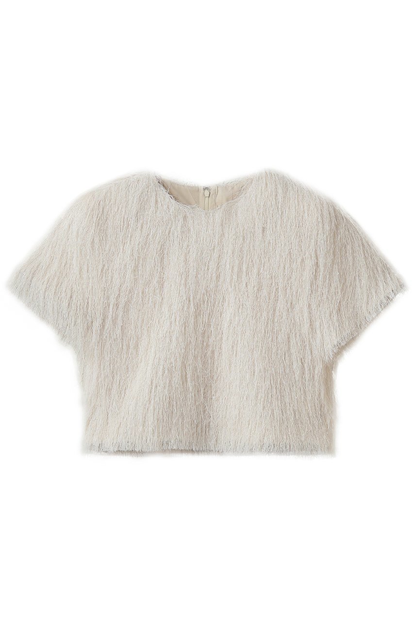 【プランク プロジェクト/PRANK PROJECT】のフェザーショートトップ インテリア・キッズ・メンズ・レディースファッション・服の通販 founy(ファニー) 　ファッション　Fashion　レディースファッション　Fashion for Women　トップス・カットソー　Cut & Sew Tops　シャツ・ブラウス・オフィスカジュアル　Elegant Blouses & Button-Ups　クロップド　Cropped, Short Length　ショート　Short, Short Length　スリーブ　Sleeve, Long Sleeve / Short Sleeve　フェザー　Feather, Feather Detail　メッシュ　Mesh, Net Fabric　夏　Summer　新作・新入荷　New Arrivals / New In　WHT(ホワイト)|ID: prp329100004932041 ipo3291000000037017851