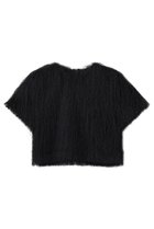 【プランク プロジェクト/PRANK PROJECT】のフェザーショートトップ BLK(ブラック)|ID: prp329100004932041 ipo3291000000037017852