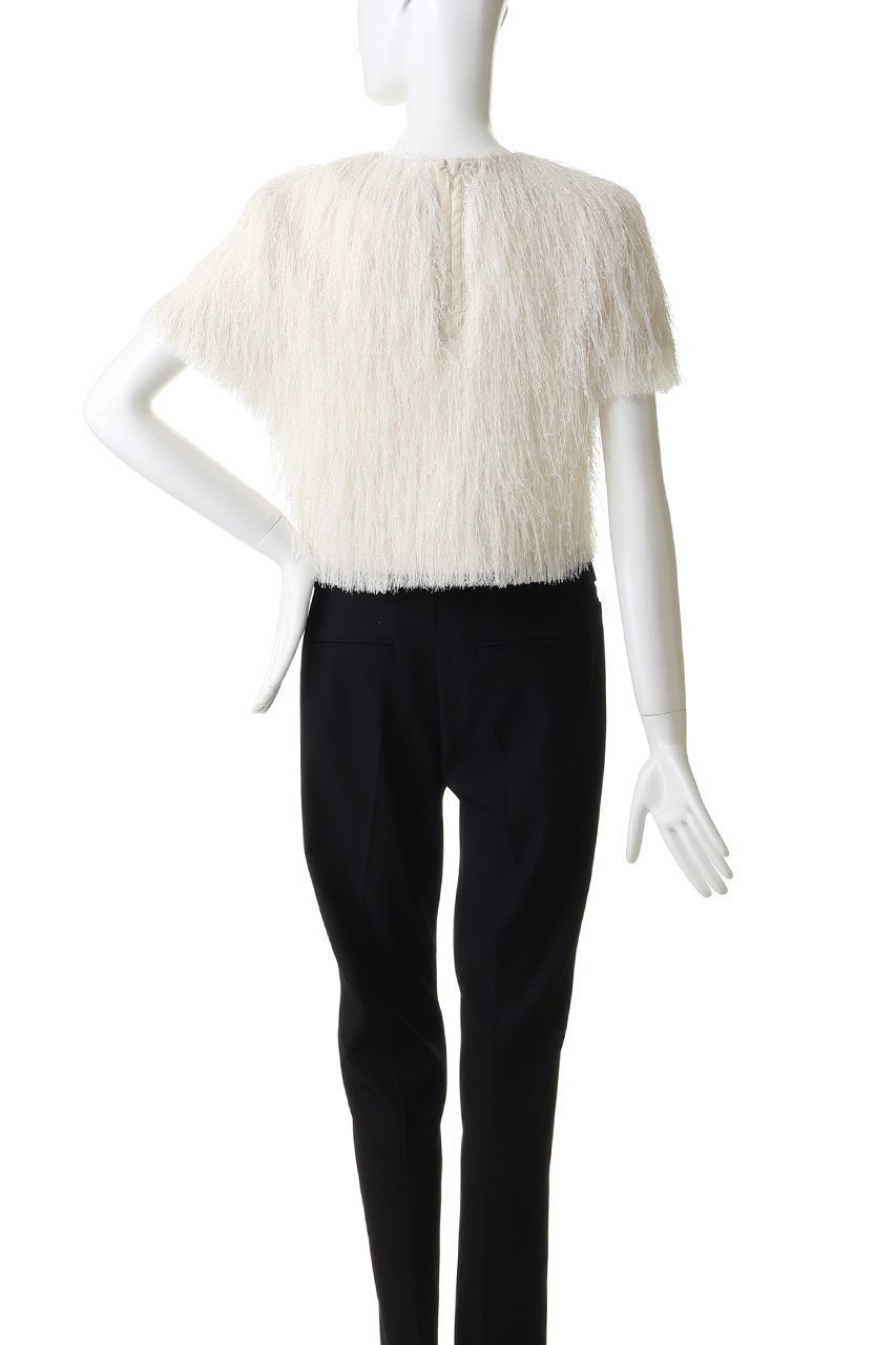 【プランク プロジェクト/PRANK PROJECT】のフェザーショートトップ 人気、トレンドファッション・服の通販 founy(ファニー) 　ファッション　Fashion　レディースファッション　Fashion for Women　トップス・カットソー　Cut & Sew Tops　シャツ・ブラウス・オフィスカジュアル　Elegant Blouses & Button-Ups　クロップド　Cropped, Short Length　ショート　Short, Short Length　スリーブ　Sleeve, Long Sleeve / Short Sleeve　フェザー　Feather, Feather Detail　メッシュ　Mesh, Net Fabric　夏　Summer　新作・新入荷　New Arrivals / New In　other-4|ID: prp329100004932041 ipo3291000000037017855