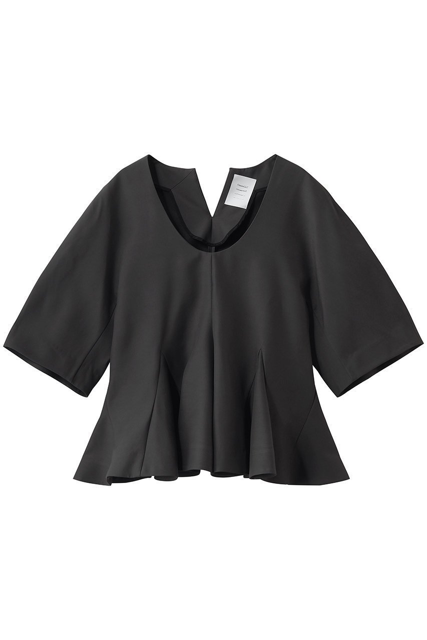 【その他のブランド/Other】のホワイトダリアブラウス インテリア・キッズ・メンズ・レディースファッション・服の通販 founy(ファニー) 　ファッション　Fashion　レディースファッション　Fashion for Women　トップス・カットソー　Cut & Sew Tops　シャツ・ブラウス・オフィスカジュアル　Elegant Blouses & Button-Ups　なめらか　Smooth, Silky Texture　ショート　Short, Short Length　スラックス　Slacks, Dress Pants　スリーブ　Sleeve, Long Sleeve / Short Sleeve　ダウン　Down, Puffer　デニム　Denim, Jeans Material　エレガント 上品　Elegant　新作・新入荷　New Arrivals / New In　ダークグレー|ID: prp329100004932044 ipo3291000000037017871