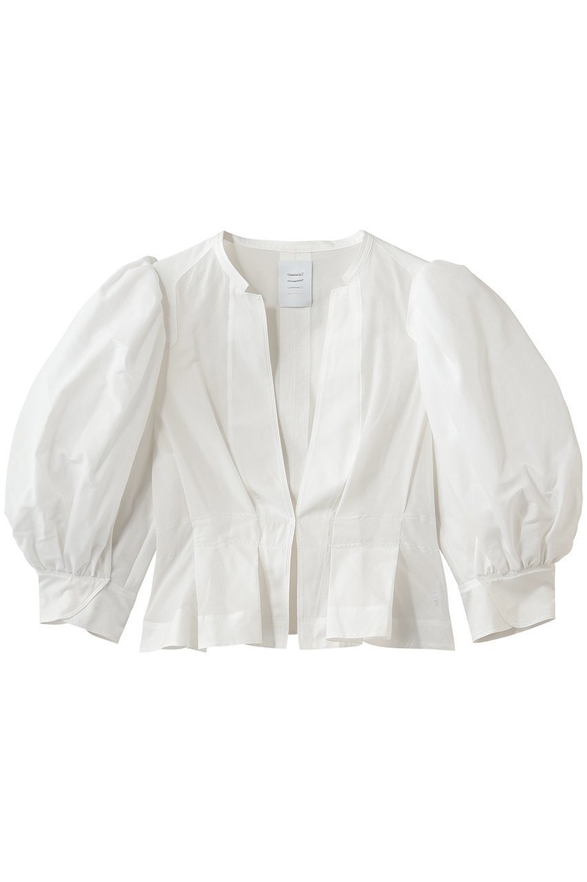 【その他のブランド/Other】のカリーナブリルブラウス インテリア・キッズ・メンズ・レディースファッション・服の通販 founy(ファニー) 　ファッション　Fashion　レディースファッション　Fashion for Women　トップス・カットソー　Cut & Sew Tops　シャツ・ブラウス・オフィスカジュアル　Elegant Blouses & Button-Ups　エレガント 上品　Elegant　スリーブ　Sleeve, Long Sleeve / Short Sleeve　ロング　Long, Long-Length　新作・新入荷　New Arrivals / New In　ホワイト|ID: prp329100004932045 ipo3291000000037017877