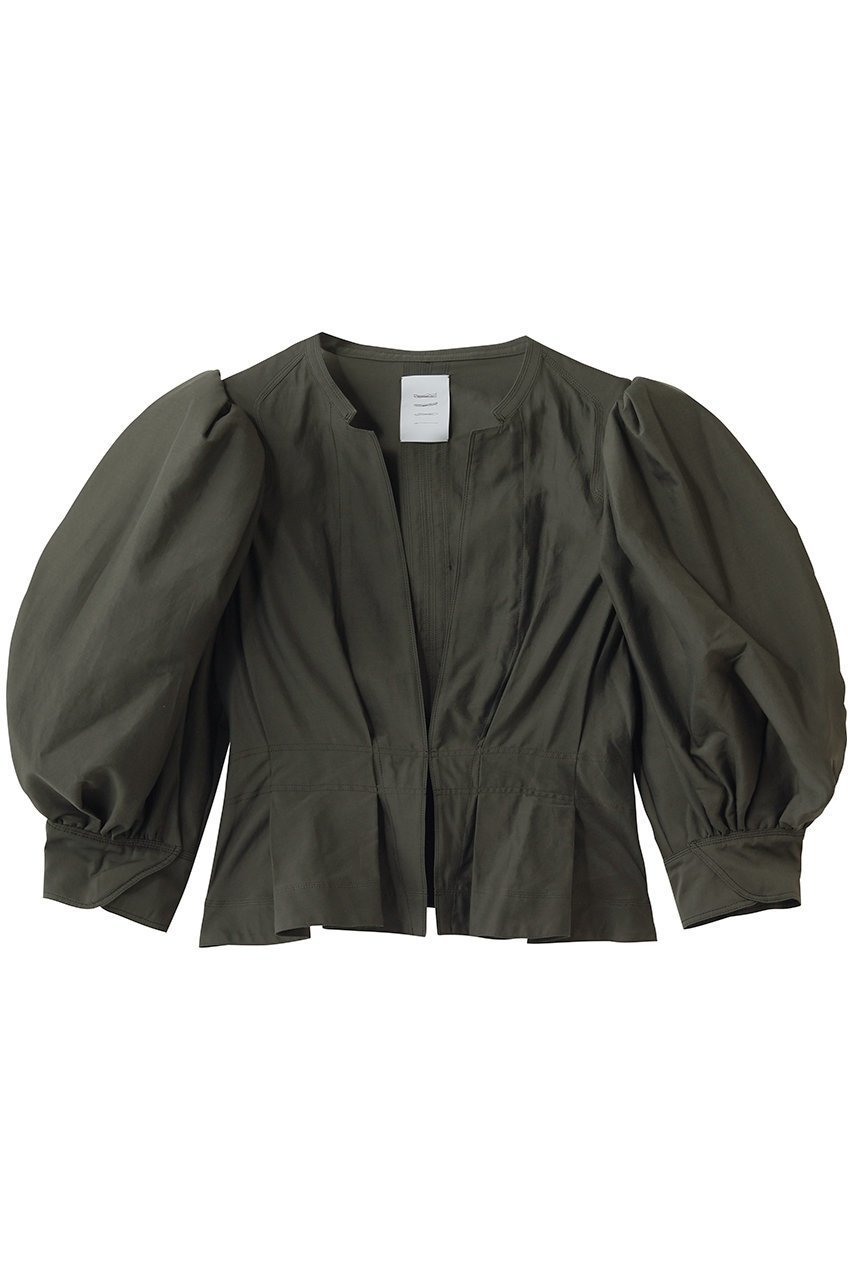 【その他のブランド/Other】のカリーナブリルブラウス インテリア・キッズ・メンズ・レディースファッション・服の通販 founy(ファニー) 　ファッション　Fashion　レディースファッション　Fashion for Women　トップス・カットソー　Cut & Sew Tops　シャツ・ブラウス・オフィスカジュアル　Elegant Blouses & Button-Ups　エレガント 上品　Elegant　スリーブ　Sleeve, Long Sleeve / Short Sleeve　ロング　Long, Long-Length　新作・新入荷　New Arrivals / New In　カーキ|ID: prp329100004932045 ipo3291000000037017878