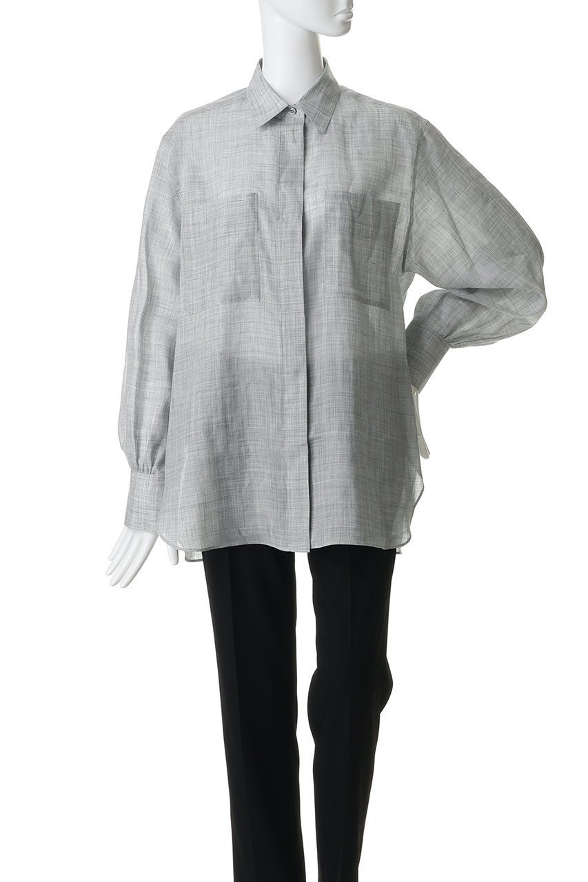 【その他のブランド/Other】のラミールシャツ 人気、トレンドファッション・服の通販 founy(ファニー) 　ファッション　Fashion　レディースファッション　Fashion for Women　トップス・カットソー　Cut & Sew Tops　シャツ・ブラウス・オフィスカジュアル　Elegant Blouses & Button-Ups　スリーブ　Sleeve, Long Sleeve / Short Sleeve　デニム　Denim, Jeans Material　フォルム　Silhouette, Form　ミックス　Mix, Mixed Style　ロング　Long, Long-Length　エレガント 上品　Elegant　新作・新入荷　New Arrivals / New In　other-2|ID: prp329100004932046 ipo3291000000037017887