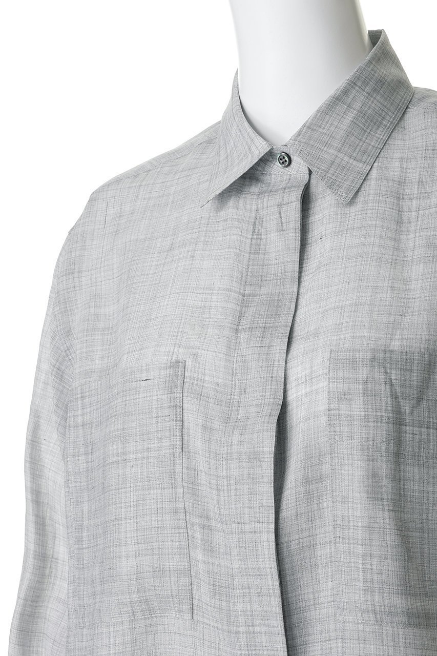 【その他のブランド/Other】のラミールシャツ 人気、トレンドファッション・服の通販 founy(ファニー) 　ファッション　Fashion　レディースファッション　Fashion for Women　トップス・カットソー　Cut & Sew Tops　シャツ・ブラウス・オフィスカジュアル　Elegant Blouses & Button-Ups　スリーブ　Sleeve, Long Sleeve / Short Sleeve　デニム　Denim, Jeans Material　フォルム　Silhouette, Form　ミックス　Mix, Mixed Style　ロング　Long, Long-Length　エレガント 上品　Elegant　新作・新入荷　New Arrivals / New In　other-5|ID: prp329100004932046 ipo3291000000037017890