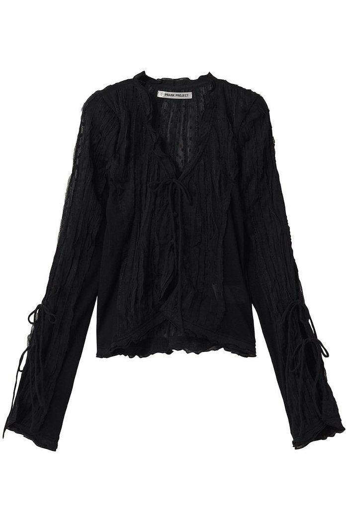 【プランク プロジェクト/PRANK PROJECT】のシアードットスリムシャツ インテリア・キッズ・メンズ・レディースファッション・服の通販 founy(ファニー) https://founy.com/ ファッション Fashion レディースファッション Fashion for Women トップス・カットソー Cut & Sew Tops シャツ・ブラウス・オフィスカジュアル Elegant Blouses & Button-Ups コンパクト Compact, Small Size シフォン Chiffon, Lightweight Fabric ジャカード／ジャガード Jacquard, Woven Pattern スリーブ Sleeve, Long Sleeve / Short Sleeve テレコ Ribbed, Rib Stitch ドット Polka Dot, Dot Pattern パーティ Party, Party Style フェミニン Feminine, Girly ロング Long, Long-Length 新作・新入荷 New Arrivals / New In |ID: prp329100004932049 ipo3291000000037017904