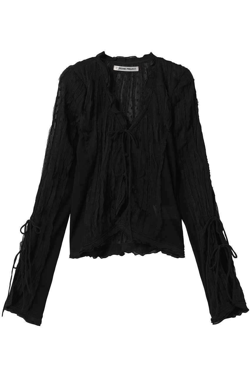 【プランク プロジェクト/PRANK PROJECT】のシアードットスリムシャツ 人気、トレンドファッション・服の通販 founy(ファニー) 　ファッション　Fashion　レディースファッション　Fashion for Women　トップス・カットソー　Cut & Sew Tops　シャツ・ブラウス・オフィスカジュアル　Elegant Blouses & Button-Ups　コンパクト　Compact, Small Size　シフォン　Chiffon, Lightweight Fabric　ジャカード／ジャガード　Jacquard, Woven Pattern　スリーブ　Sleeve, Long Sleeve / Short Sleeve　テレコ　Ribbed, Rib Stitch　ドット　Polka Dot, Dot Pattern　パーティ　Party, Party Style　フェミニン　Feminine, Girly　ロング　Long, Long-Length　新作・新入荷　New Arrivals / New In　 other-1|ID: prp329100004932049 ipo3291000000037017904