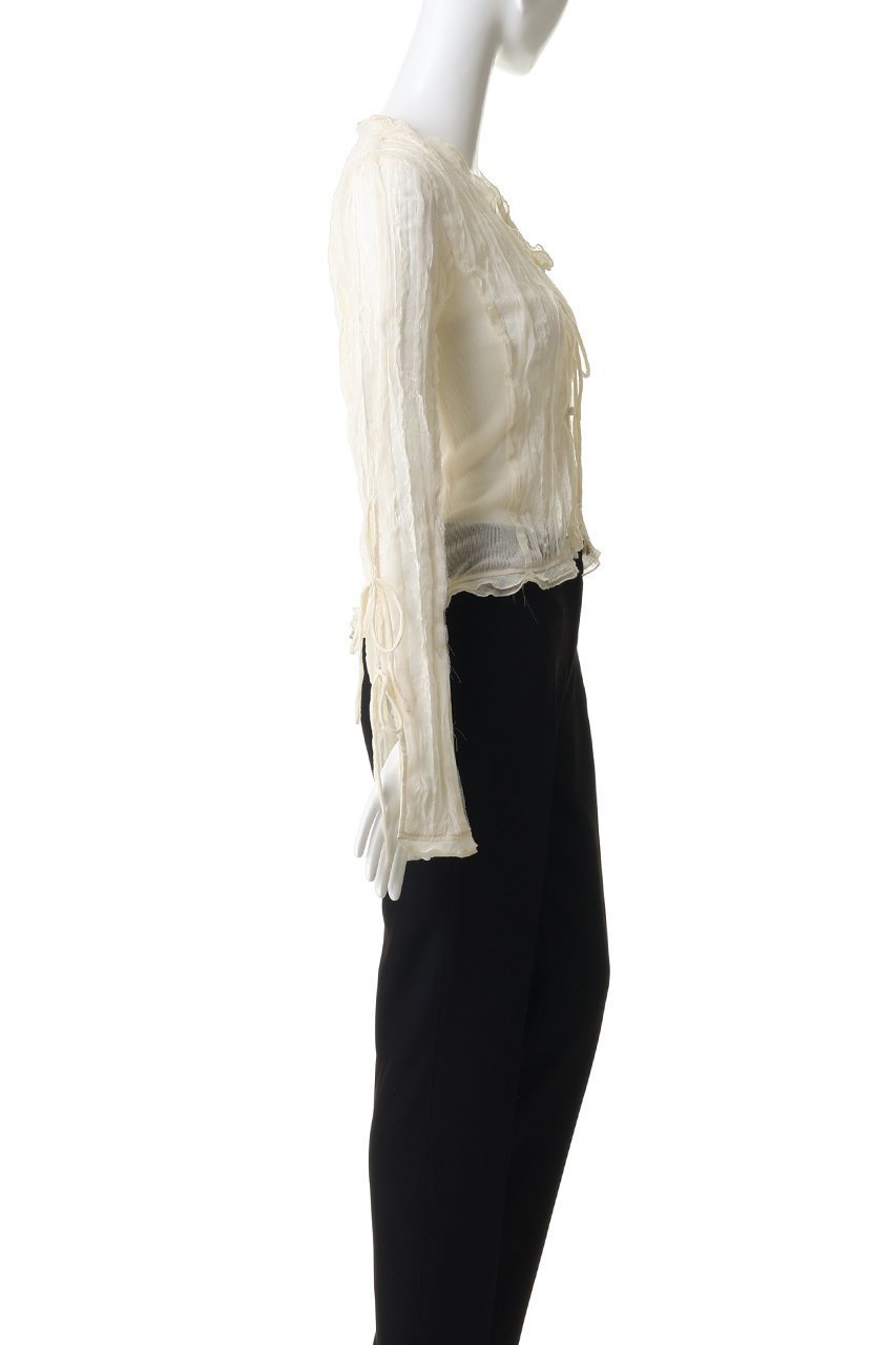 【プランク プロジェクト/PRANK PROJECT】のシアードットスリムシャツ 人気、トレンドファッション・服の通販 founy(ファニー) 　ファッション　Fashion　レディースファッション　Fashion for Women　トップス・カットソー　Cut & Sew Tops　シャツ・ブラウス・オフィスカジュアル　Elegant Blouses & Button-Ups　コンパクト　Compact, Small Size　シフォン　Chiffon, Lightweight Fabric　ジャカード／ジャガード　Jacquard, Woven Pattern　スリーブ　Sleeve, Long Sleeve / Short Sleeve　テレコ　Ribbed, Rib Stitch　ドット　Polka Dot, Dot Pattern　パーティ　Party, Party Style　フェミニン　Feminine, Girly　ロング　Long, Long-Length　新作・新入荷　New Arrivals / New In　other-3|ID: prp329100004932049 ipo3291000000037017908