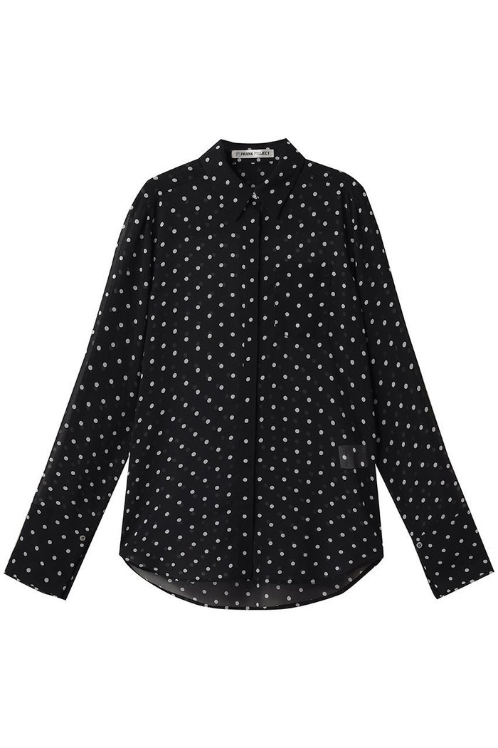 【プランク プロジェクト/PRANK PROJECT】のシルクライクモチーフシャツ インテリア・キッズ・メンズ・レディースファッション・服の通販 founy(ファニー) https://founy.com/ ファッション Fashion レディースファッション Fashion for Women トップス・カットソー Cut & Sew Tops シャツ・ブラウス・オフィスカジュアル Elegant Blouses & Button-Ups とろみ Fluid, Flowy Fabric カフス Cuff Design シアー Sheer, See-Through シフォン Chiffon, Lightweight Fabric ジャケット Jacket, Outerwear スリーブ Sleeve, Long Sleeve / Short Sleeve ドット Polka Dot, Dot Pattern プリント Print, Printed Pattern メタル Metal, Metal Parts モチーフ Motif, Design Theme ロング Long, Long-Length 新作・新入荷 New Arrivals / New In 長袖 Long Sleeve, Full Sleeve |ID: prp329100004932050 ipo3291000000037017911