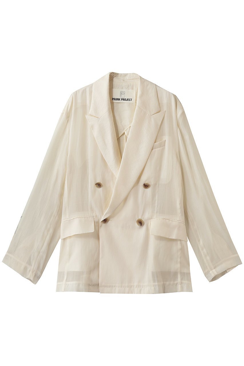 【プランク プロジェクト/PRANK PROJECT】のシルクブレンドシアージャケット 人気、トレンドファッション・服の通販 founy(ファニー) 　ファッション　Fashion　レディースファッション　Fashion for Women　アウター　Coat / Outerwear Collection　レディースジャケット・軽アウター　Jackets　カーディガン　Cardigan, Knitwear　サテン　Satin, Glossy Fabric　シルク　Silk, 100% Silk　ジャケット　Jacket, Outerwear　新作・新入荷　New Arrivals / New In　 other-1|ID: prp329100004932054 ipo3291000000037017943