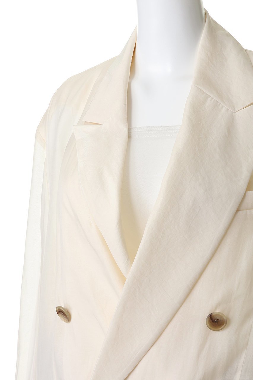 【プランク プロジェクト/PRANK PROJECT】のシルクブレンドシアージャケット 人気、トレンドファッション・服の通販 founy(ファニー) 　ファッション　Fashion　レディースファッション　Fashion for Women　アウター　Coat / Outerwear Collection　レディースジャケット・軽アウター　Jackets　カーディガン　Cardigan, Knitwear　サテン　Satin, Glossy Fabric　シルク　Silk, 100% Silk　ジャケット　Jacket, Outerwear　新作・新入荷　New Arrivals / New In　other-5|ID: prp329100004932054 ipo3291000000037017948