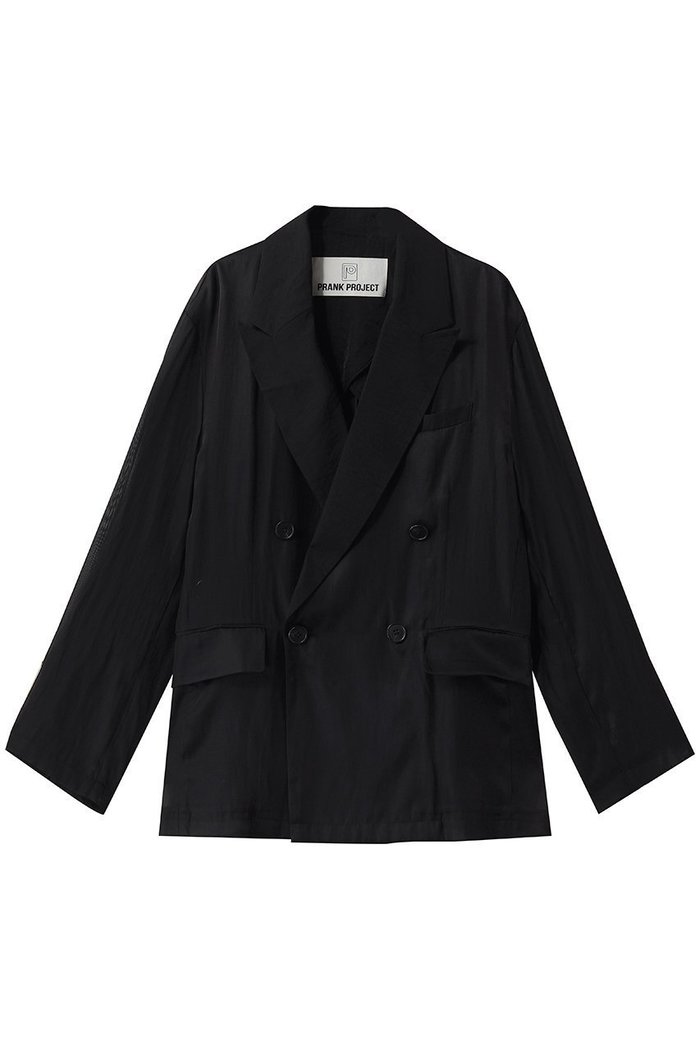 【プランク プロジェクト/PRANK PROJECT】のシルクブレンドシアージャケット インテリア・キッズ・メンズ・レディースファッション・服の通販 founy(ファニー) https://founy.com/ ファッション Fashion レディースファッション Fashion for Women アウター Coat / Outerwear Collection レディースジャケット・軽アウター Jackets カーディガン Cardigan, Knitwear サテン Satin, Glossy Fabric シルク Silk, 100% Silk ジャケット Jacket, Outerwear 新作・新入荷 New Arrivals / New In |ID: prp329100004932054 ipo3291000000037056440