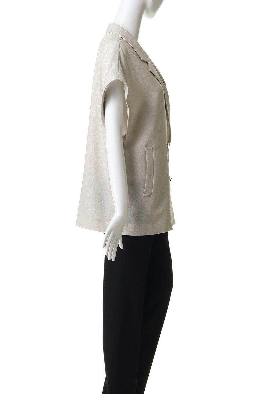 【アルアバイル/allureville】のスラブメッシュフレンチスリーブ A 人気、トレンドファッション・服の通販 founy(ファニー) 　ファッション　Fashion　レディースファッション　Fashion for Women　アウター　Coat / Outerwear Collection　レディースジャケット・軽アウター　Jackets　おすすめ　Recommended / Our Picks　ジャケット　Jacket, Outerwear　スリーブ　Sleeve, Long Sleeve / Short Sleeve　ダブル　Double, Double-Breasted　フレンチ　French, French Style　メッシュ　Mesh, Net Fabric　夏　Summer　新作・新入荷　New Arrivals / New In　長袖　Long Sleeve, Full Sleeve　other-3|ID: prp329100004932056 ipo3291000000037017964