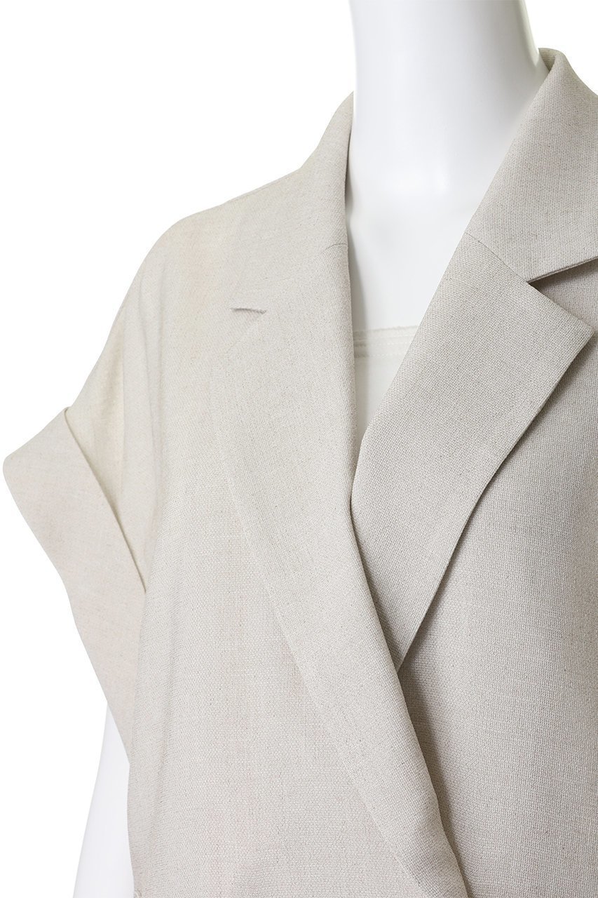 【アルアバイル/allureville】のスラブメッシュフレンチスリーブ A 人気、トレンドファッション・服の通販 founy(ファニー) 　ファッション　Fashion　レディースファッション　Fashion for Women　アウター　Coat / Outerwear Collection　レディースジャケット・軽アウター　Jackets　おすすめ　Recommended / Our Picks　ジャケット　Jacket, Outerwear　スリーブ　Sleeve, Long Sleeve / Short Sleeve　ダブル　Double, Double-Breasted　フレンチ　French, French Style　メッシュ　Mesh, Net Fabric　夏　Summer　新作・新入荷　New Arrivals / New In　長袖　Long Sleeve, Full Sleeve　other-5|ID: prp329100004932056 ipo3291000000037017966