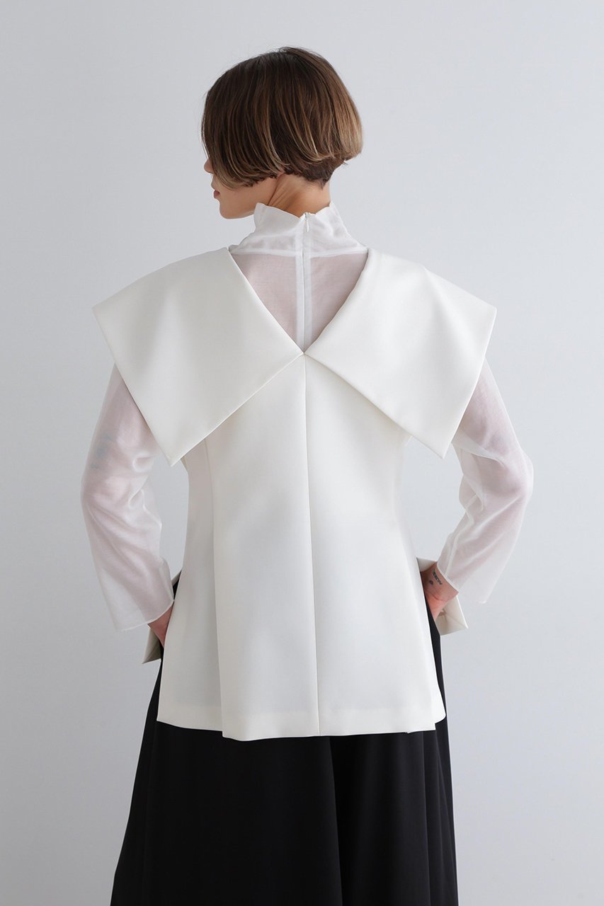 【ル フィル/LE PHIL】のコンフォートダブルクロススクエアカラージレ 人気、トレンドファッション・服の通販 founy(ファニー) 　ファッション　Fashion　レディースファッション　Fashion for Women　アウター　Coat / Outerwear Collection　レディースジャケット・軽アウター　Jackets　コンパクト　Compact, Small Size　ジャケット　Jacket, Outerwear　スクエア　Square, Square Shape　スタンダード　Standard, Basic　ダブル　Double, Double-Breasted　ビッグ　Big, Oversized　フェイス　Face, Facial Design　フェミニン　Feminine, Girly　再入荷　Restock / Back in Stock　other-5|ID: prp329100004932059 ipo3291000000037017993